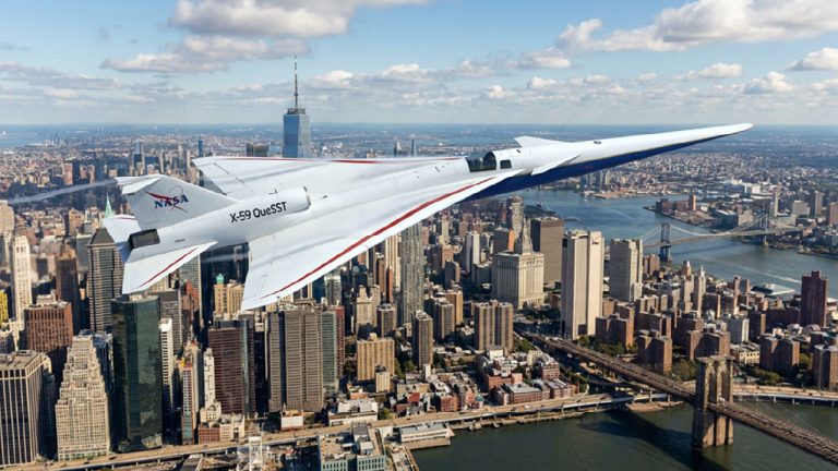 Jato supersônico da NASA avança em testes para reduzir impactos sonoros